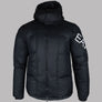 EA7 Winter Hooded Padded Jacket Black