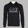 EA7 Iridescent Logo Hooded Sweatshirt Black