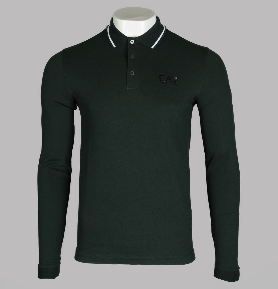 Ea7 long sleeve polo deals