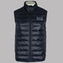 EA7 Quilted Down Gilet Night Blue