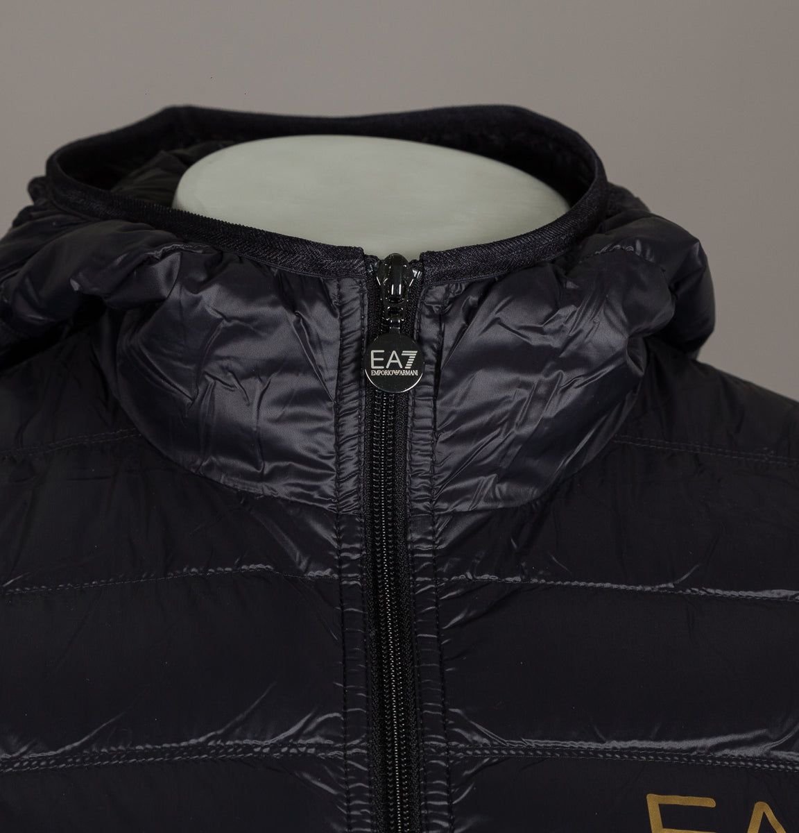 Ea7 emporio armani quilted jacket black new arrivals
