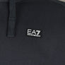 EA7 Rubber Box Logo Hooded Sweatshirt Night Blue