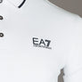 EA7 S/S Tipped Collar Polo Shirt White