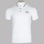 EA7 S/S Tipped Collar Polo Shirt White
