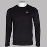 EA7 L/S Woven Box Logo T-Shirt Black