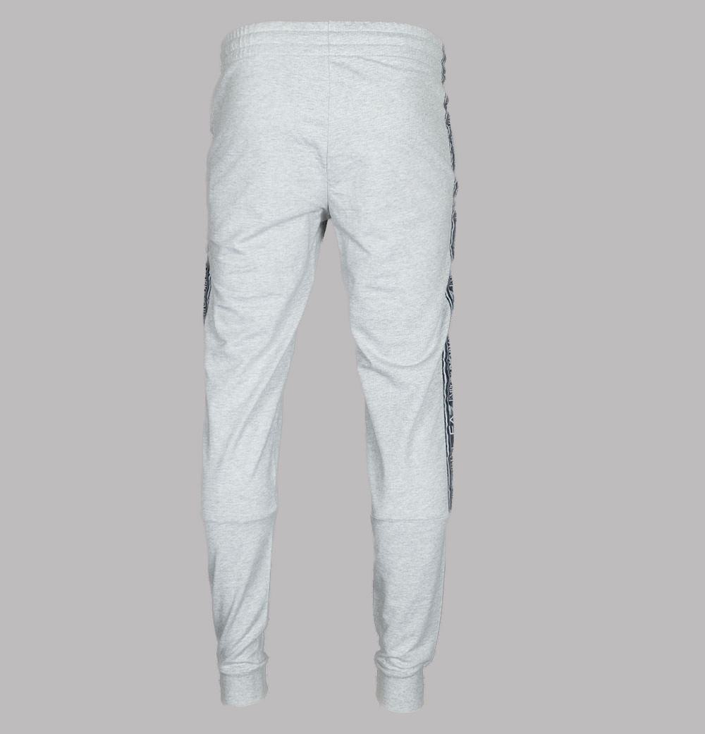 EA7 Logo Taping Joggers Light Grey