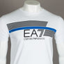 EA7 Stripe Lines Logo T-Shirt White