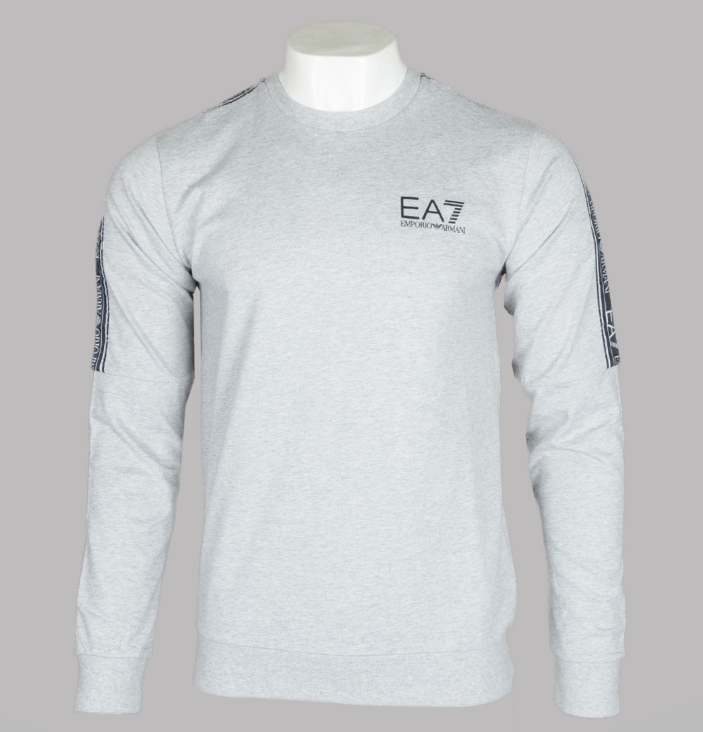 Emporio armani ea7 clearance tape crew sweatshirt