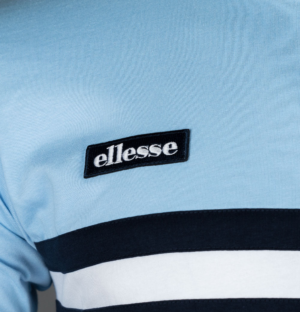 Ellesse Venire T-Shirt Light Blue/White/Navy – Bronx Clothing