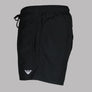 Emporio Armani Embroidered Eagle Swim Shorts Black