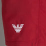 Emporio Armani Embroidered Eagle Swim Shorts Poppy Red