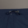 Emporio Armani Embroidered Logo Swim Shorts Navy Blue