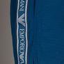 Emporio Armani Side Panel Logo Swim Shorts Opal Blue