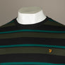 Farah Agawan Stripe T-Shirt Black