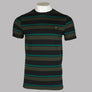 Farah Agawan Stripe T-Shirt Black