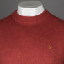Farah Birchall Lambswool Jumper Crimson