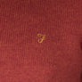 Farah Birchall Lambswool Jumper Crimson