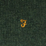 Farah Birchall Lambswool Jumper Evergreen