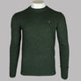 Farah Birchall Lambswool Jumper Evergreen