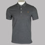 Farah Blanes Polo Shirt Farah Grey Marl