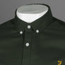 Farah Brewer Slim Fit Oxford Shirt Evergreen