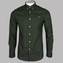 Farah Brewer Slim Fit Oxford Shirt Evergreen