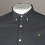 Farah Brewer Slim Fit Oxford Shirt Farah Grey