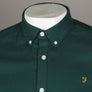 Farah Brewer Slim Fit Oxford Shirt Forest Green