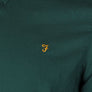 Farah Brewer Slim Fit Oxford Shirt Forest Green