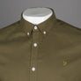 Farah Brewer Slim Fit Oxford Shirt Khaki