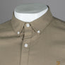Farah Brewer Slim Fit Oxford Shirt Beige