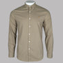 Farah Brewer Slim Fit Oxford Shirt Beige