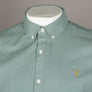 Farah Brewer Slim Fit Oxford Shirt Lily Pad