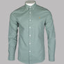 Farah Brewer Slim Fit Oxford Shirt Lily Pad