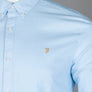 Farah Brewer Slim Fit Oxford Shirt Sky Blue