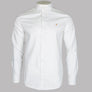 Farah Brewer Slim Fit Oxford Shirt White