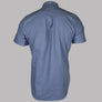 Farah Brewer Slim Fit S/S Oxford Shirt Battleship Blue