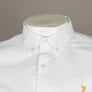Farah Brewer Slim Fit S/S Oxford Shirt White