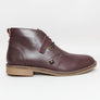 Farah Briggs Leather Mid Boots Oxblood