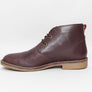 Farah Briggs Leather Mid Boots Oxblood