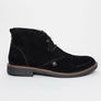 Farah Briggs Suede Desert Boots Black Mono