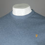 Farah Danny S/S T-Shirt Battleship Blue Marl