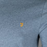 Farah Danny S/S T-Shirt Battleship Blue Marl