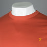 Farah Danny S/S T-Shirt Torch Orange