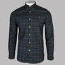 Farah Fraser Check Shirt Evergreen