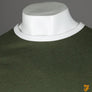 Farah Groves Ringer T-Shirt Evergreen Marl