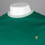 Farah Groves Ringer T-Shirt Green Haze