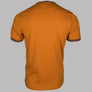 Farah Groves Ringer T-Shirt Ochre Brown