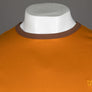 Farah Groves Ringer T-Shirt Ochre Brown
