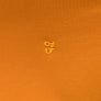 Farah Groves Ringer T-Shirt Ochre Brown
